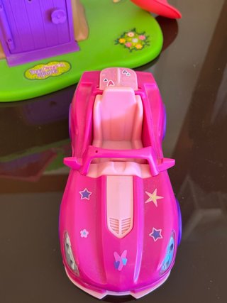 Pinypon Casa Árbol y Coche Rosa