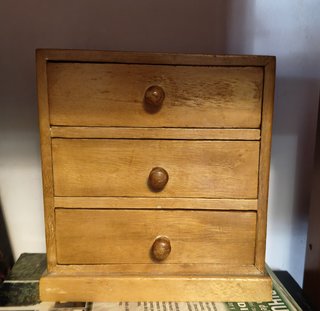 Cajonera escritorio vintage madera