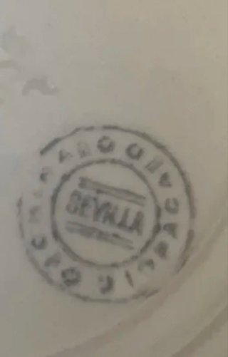 Vajilla San Juan Opaca 1890