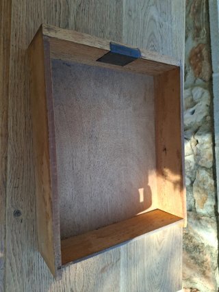 Escritorio antiguo de roble años 60