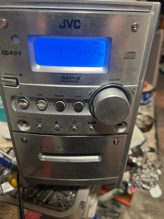 Equipo de música JVC CD/MP3 Cassette
