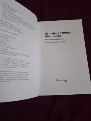 El mejor enemigo del mundo - Libro