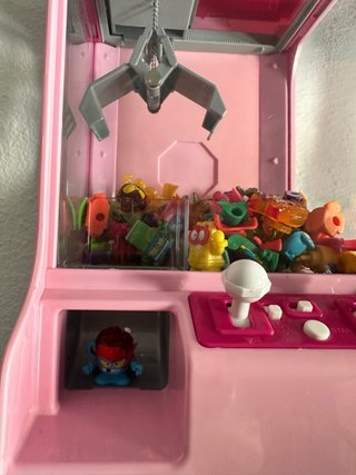 Máquina Arcade Garra Juguetes Rosa