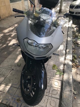 BMW K1200 RS Plata y Negra