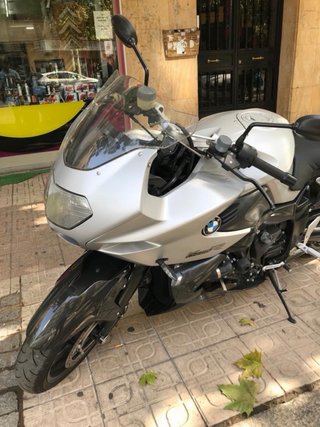 BMW K1200 RS Plata y Negra