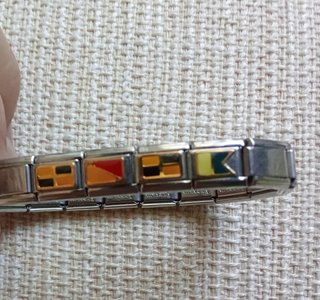 Pulsera Acero Extensible Banderas