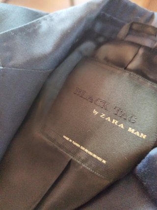 Traje Zara Man S/34-36 Azul