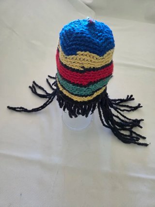 Gorro Rastafari Afro Jamaicano Hippie (jipi).