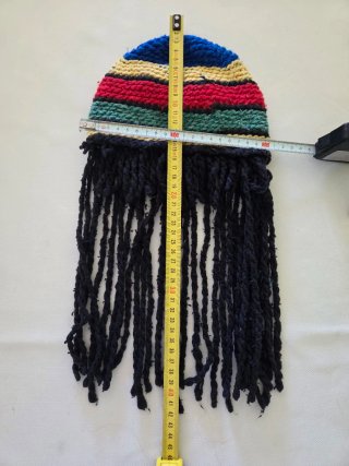 Gorro Rastafari Afro Jamaicano Hippie (jipi).