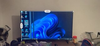Televisor SABA 64 pulgadas 1.40m X 0.80m