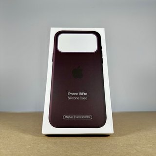 Funda iPhone 18 Pro Silicona Burdeos Magsafe