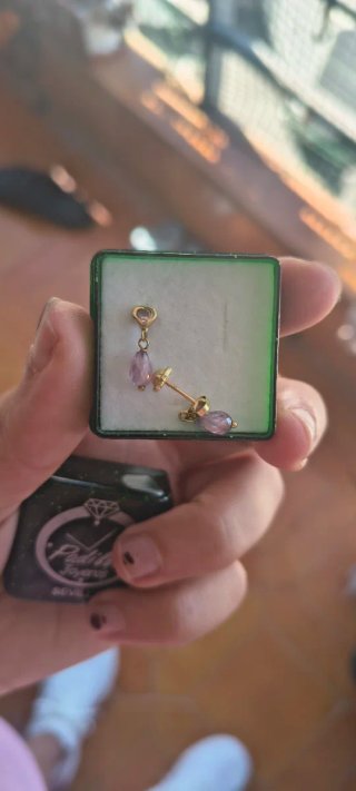 Pendientes Corales Rosa Bebé Padilla Joyeros