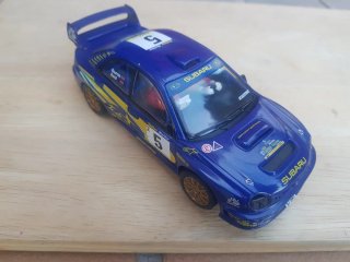 Subaru Impreza WRC Scalextric Coche Slot