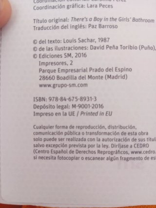 LIBRO: Hay Un Chico En El Baño de Las Chicas