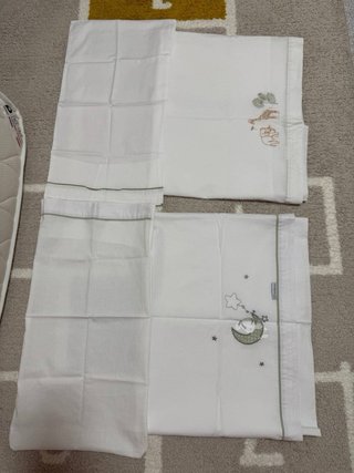 Colchón infantil orgánico + ropa de cama