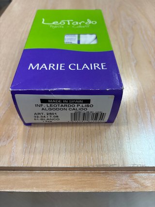 Leotardo Marie Claire niña T.08 Blanco