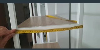 Estantería Jysk Madera y Metal Blanca