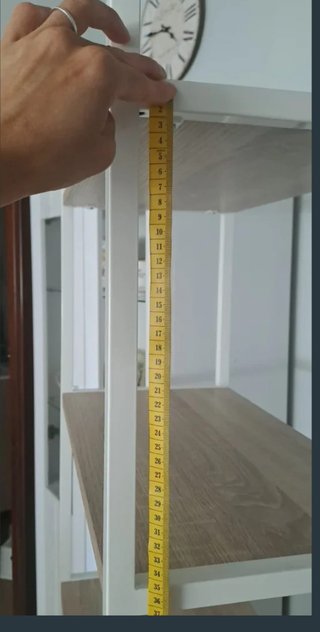 Estantería Jysk Madera y Metal Blanca