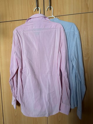 Lote 2 Camisas Talla M (Rosa y Azul)