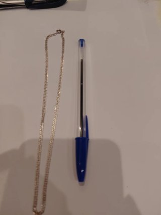 Cadena Plata Ley 40cm
