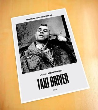 Poster de Cine Taxi Driver (Version Alternativa)