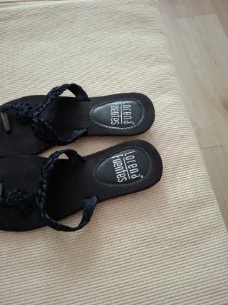 Sandalias Lorena Fuentes Negras