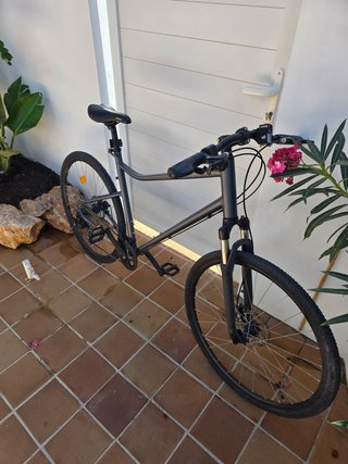2 x Bicicleta azul  Hombre y mujer.