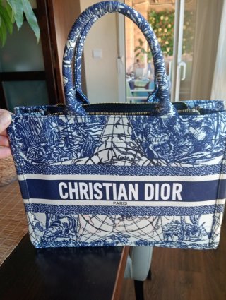 Bolso Christian Dior Azul