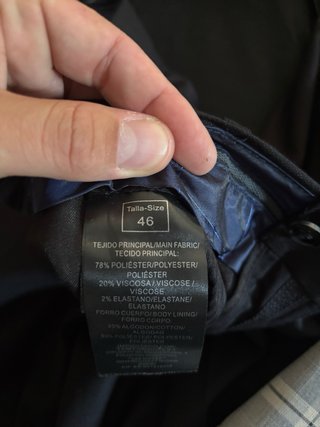 Traje hombre