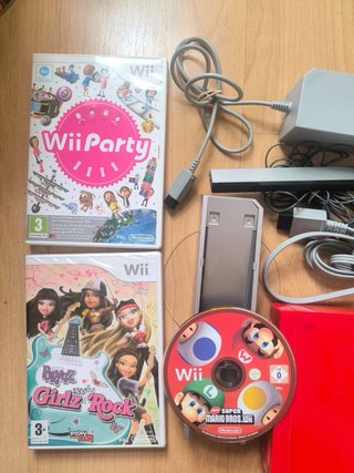 Nintendo Wii Edición 25 Aniversario Roja