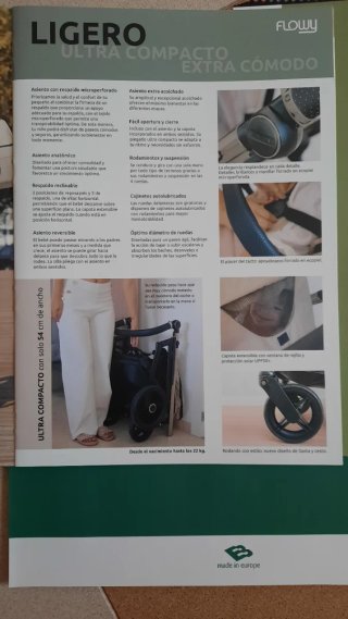 Carro Bebecar Nuevo a estrenar,tejido de ecopiel