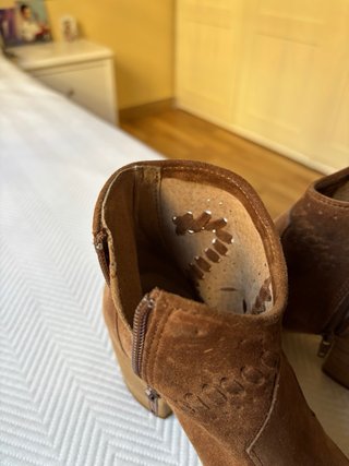 Botines piel marrón Talla 36