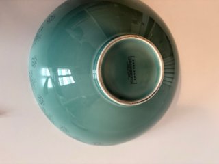 Bol Grande Zara Home Teal Cerámica