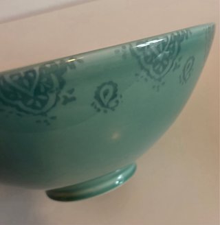 Bol Grande Zara Home Teal Cerámica
