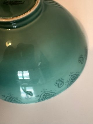 Bol Grande Zara Home Teal Cerámica