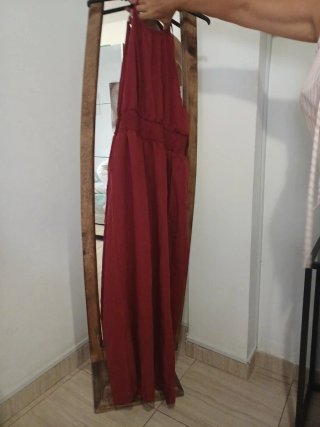 Peto largo rojo