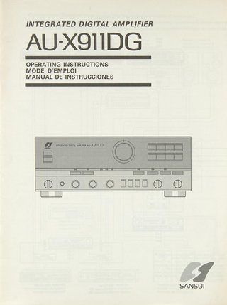 Sansui AU-X911DG Amplificador Digital Integrado
