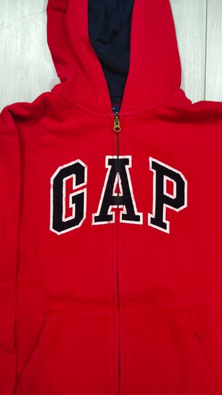 Sudadera Gap Roja con Cremallera