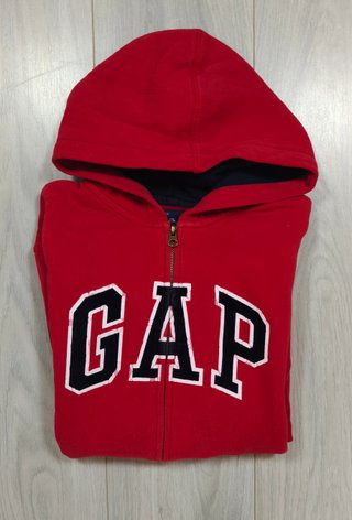 Sudadera Gap Roja con Cremallera