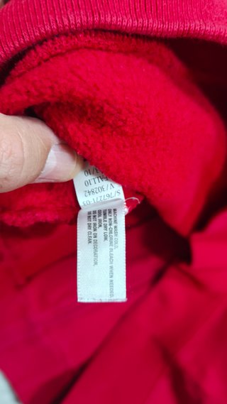 Sudadera Gap Roja con Cremallera
