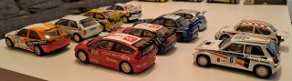 Colección 10 coches Scalextric