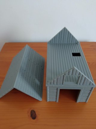 Granero 3D Impreso Escala 28mm