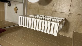 Estantería baño Leroy Merlin blanca
