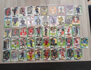 Lote 51 cartas fútbol coleccionismo