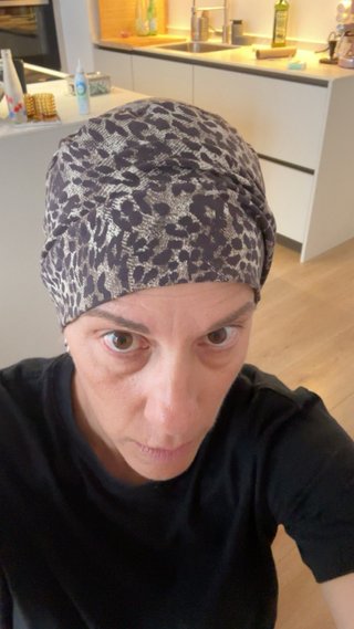 Pañuelo Oncológico leopardo