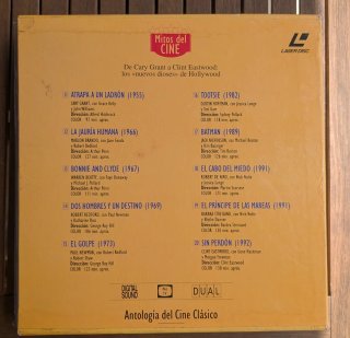 Lote Películas Laser Disc Mitos del Cine