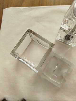 Set Especieros Cristal Cuadrados