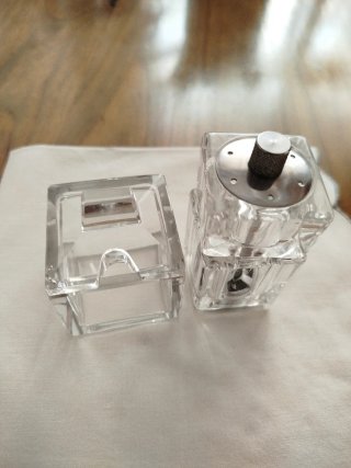 Set Especieros Cristal Cuadrados