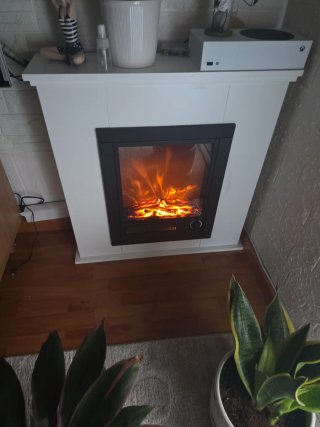 Chimenea electrica con calefactor