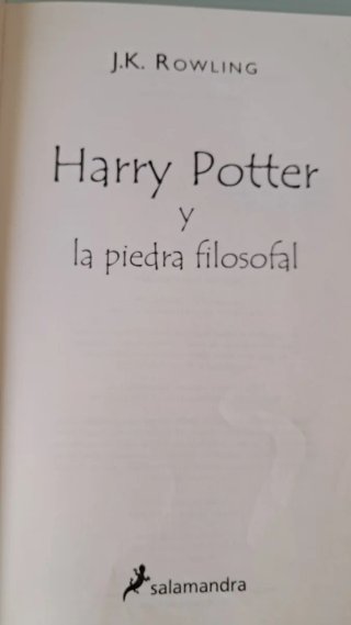 Harry Potter Y La Piedra Filosofal